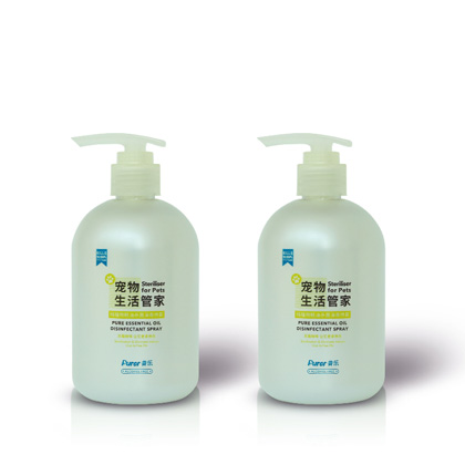 Pet shampoo bottle