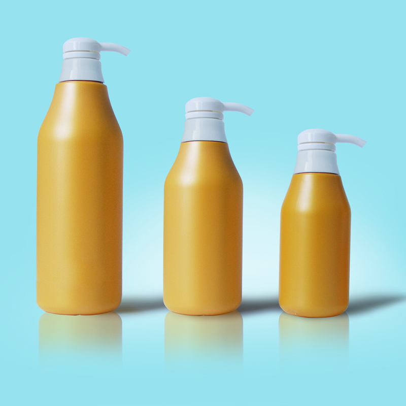 500ml圆形瓶PET塑料瓶厂家定做洗发水瓶子护发素瓶子